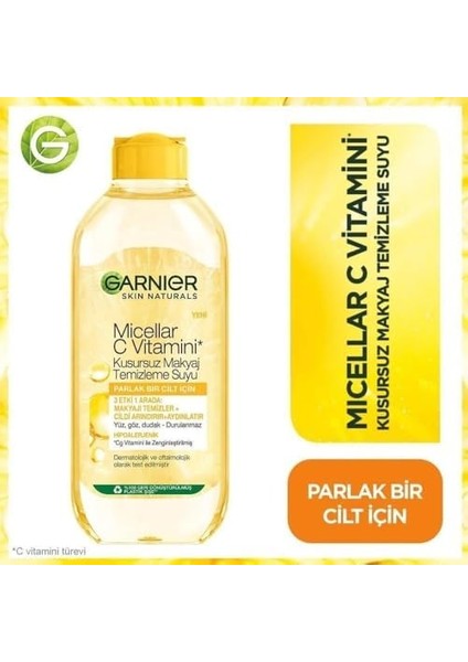 Garnier Micellar C Vitamini Kusursuz Makyaj Temizleme Suyu (400 Ml) fiyatları