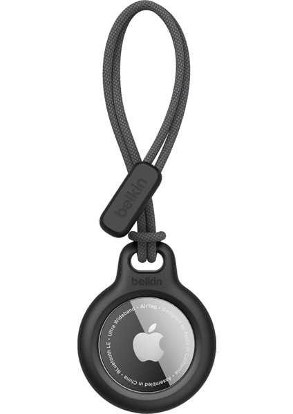 Airtag Için Anahtarlıklı Kılıf - Siyah