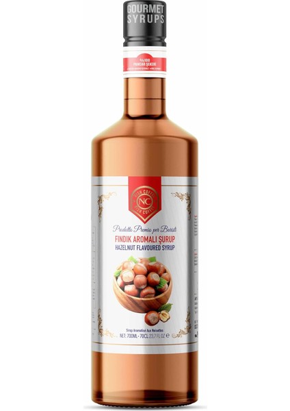 Nish Fındık Aromalı Şurup 700 ml - Cam Şişe modelleri