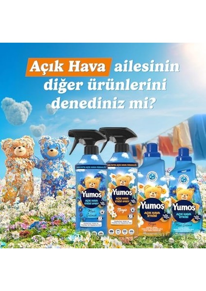 Yumoş Açık Hava Etkisi Sprey Yıkanması Zor Eşyalar Için Giysi Spreyi Mavi Gelincik 430 ml