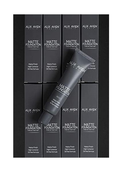 Alıx Avıen Uzun Süre Kalıcı Doğal Mat Bitişli E Vitamini Içeren Mat Fondöten - Matte Foundation 401 Soft Ivory