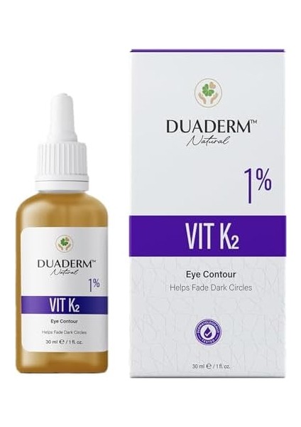 Duaderm Natural Vit K2 Serum 30 Mililitre