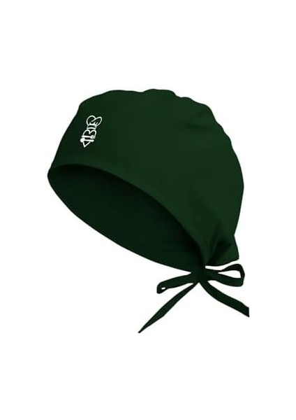 Tasarım Trend Kalp Chef Tasarımlı Bone | Restaurant Bonesi | Aşçı Bonesi Avcı Yeşili