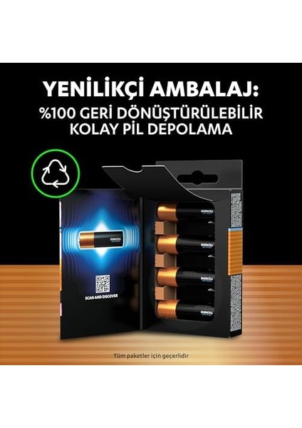 Optimum Aa Alkalin Kalem Pil (8'li Paket) 1,5V - Lr6 MX1500 fiyatları