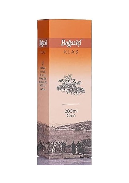 Boğaziçi Kolonya Klas Cam Şişe 200 Ml. fiyatları