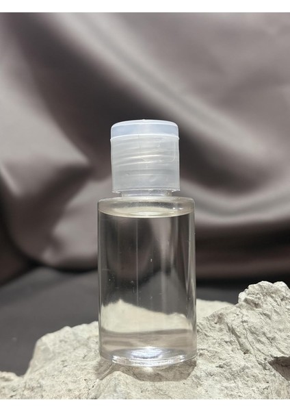 100 Adet 30 ml Boş Plastik Şişe OM80 Şeffaf Kapak