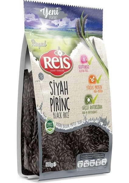 Reis Royal Siyah Pirinç (0.5 Kg) modelleri