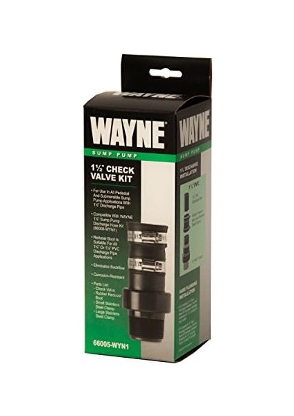 Pompalar 66005-WYN Çek Valf, Pvc modelleri