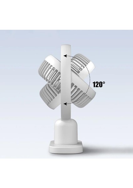 Işıklı USB Şarjlı Masaüstü Mini Fan – 3 Kademeli Hız Ayarlı Kompakt Gövde LED Işık fiyatları