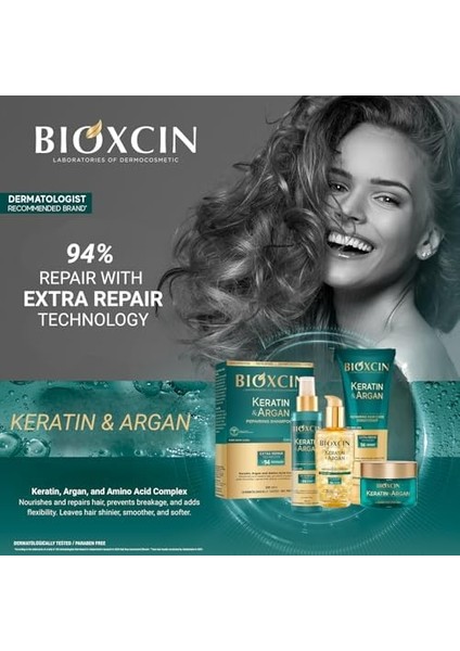 Bioxcin Keratin & Argan Onarıcı Saç Bakım Kremi – Yıpranmış ve Hasar Görmüş Saçlar Için – 250 ml – Biocomplex B11, Hidrolize Keratin ve Argan Yağlı fiyatları