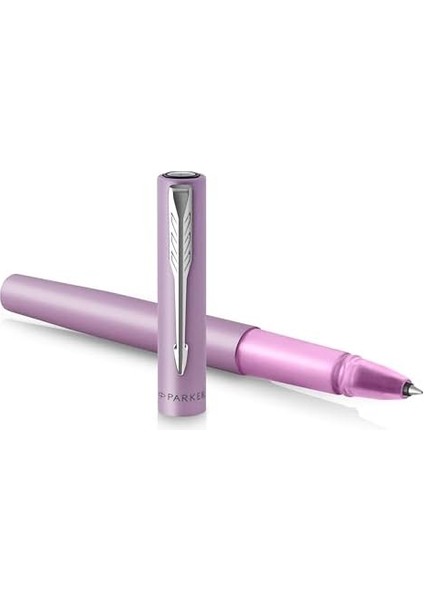 Xl Tükenmez | Pirinç Üzerine Metalik Lila Lake | Siyah Mürekkep Doldurmalı Ince Nokta | Hediye Kutusu modelleri