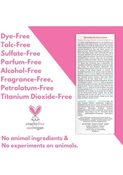 Minoris Baby Pişik Kremi 55GR