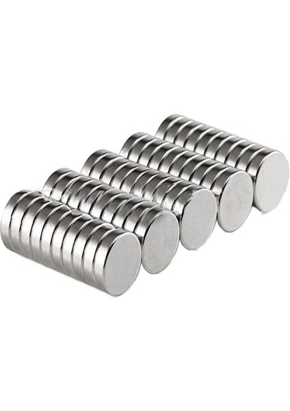 Mıknatıs Yuvarlak D15X3 mm - 4 Adet - Deney Mıknatısı