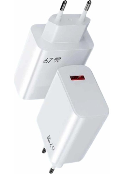 67W Hızlı Şarj Yüksek Voltaj Korumalı Type C Şarj Adaptörü fırsatları