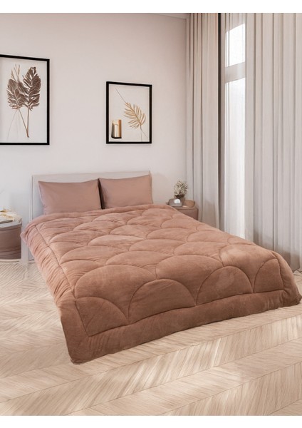 Welsoft Akfil Midye Desen Tek Kişilik Yorgan modelleri