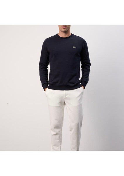 Basıc Lacivert Regular Fit Bisiklet Yaka Uzunkol fırsatları