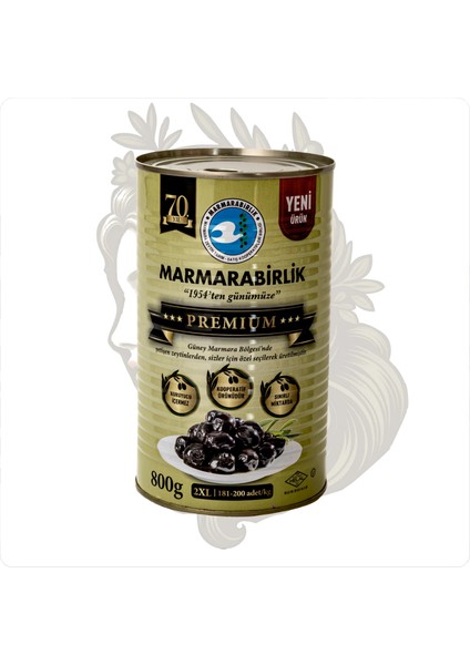 Premium Siyah Zeytin 800 gr