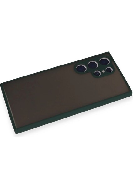 Samsung Galaxy S24 Ultra Kılıf Montreal Silikon Kapak - Yeşil fırsatları