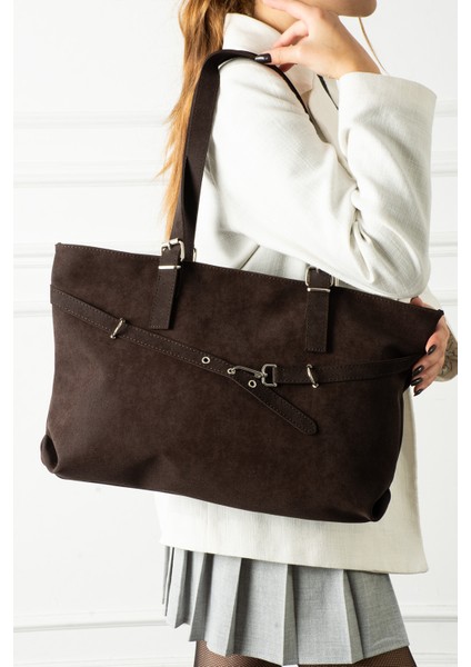 Bianco Kadın Kemer Detaylı Omuz Çantası