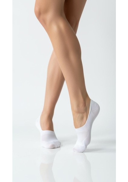 Kadın Görünmez Çorap Siyah & Beyaz – Kaydırmaz Silikonlu, Nefes Alan Babet fiyatları