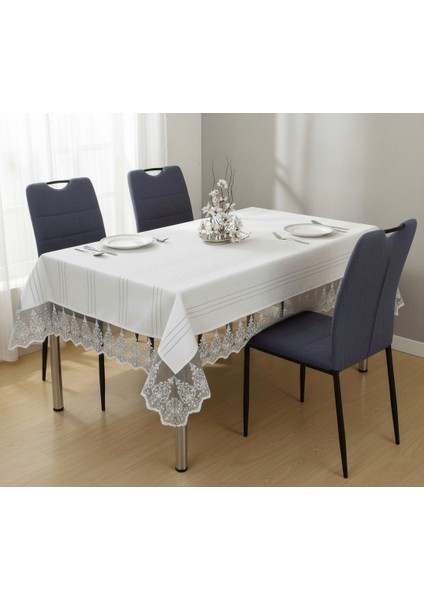 Güpürlü Dertsiz Masa Örtüsü Leke Tutmaz modelleri