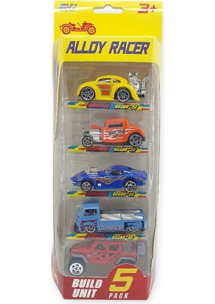 Alloy Racer 5'li Araç Seti - 780-513 (Lisinya) indirimleri