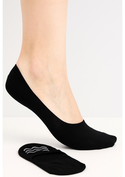 Kadın Görünmez Çorap Siyah & Beyaz – Kaydırmaz Silikonlu, Nefes Alan Babet modelleri