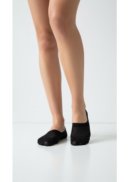 Kadın Görünmez Çorap Siyah & Beyaz – Kaydırmaz Silikonlu, Nefes Alan Babet fırsatları