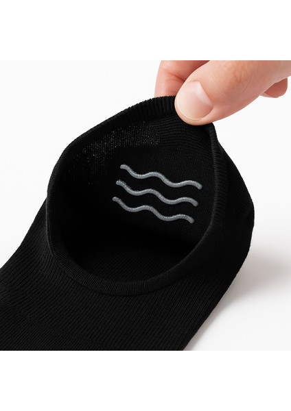 Kadın Görünmez Çorap Siyah & Beyaz – Kaydırmaz Silikonlu, Nefes Alan Babet indirimleri