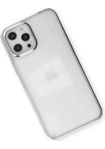Iphone 12 Pro Max Kılıf Element Silikon - Gümüş modelleri