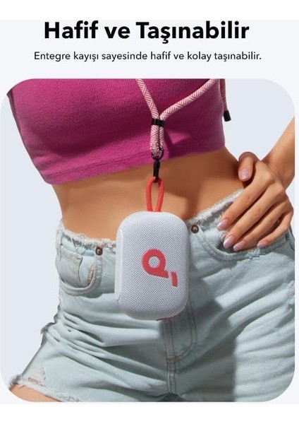 By Select 4 Go, 20 Saat Ultra Oynatma Süresi, 5W Güçlü Ses, IP67 Tam Koruma ve Yüzerlik, Hafiflik ve Kayış Tasarım, Taşıması, Kablosuz Eşleştirme (Tws), Kırmızı Beyaz fiyatları