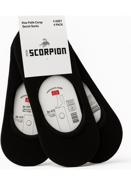 Kadın Görünmez Çorap Siyah & Beyaz – Kaydırmaz Silikonlu, Nefes Alan Babet