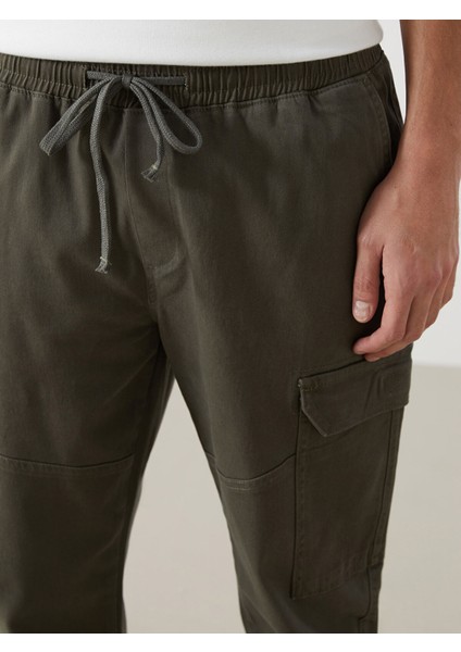 Yeni Sezon Standart Kalıp Gabardin Erkek Jogger Pantolon modelleri