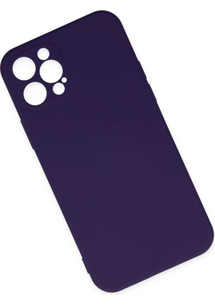 Iphone 12 Pro Max Kılıf Nano Içi Kadife Silikon - Mor fiyatları