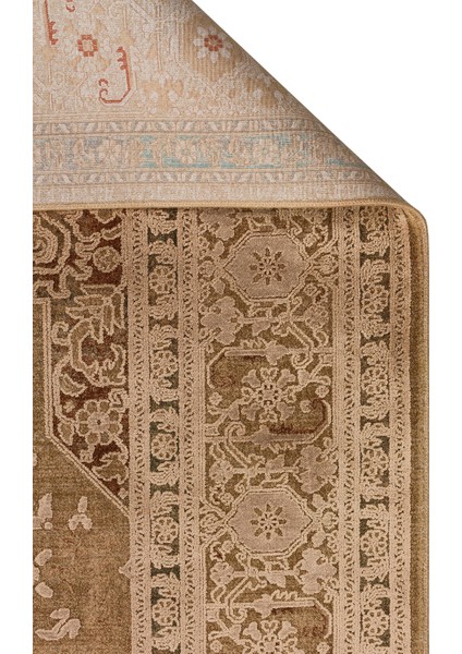 Andora 02 Bronze Yumuşak Dokulu Vintage Esintilere Sahip Over-Dyed Sık Dokuma Bambu Salon Halısı fiyatları