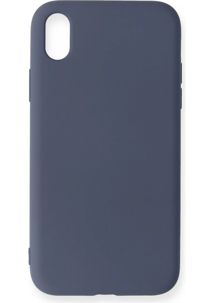 Iphone Xr Kılıf Nano Içi Kadife Silikon - Gri