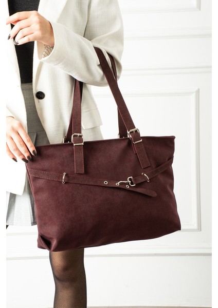 Bianco Kadın Kemer Detaylı Omuz Çantası