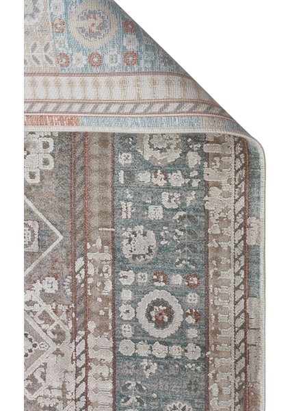 Andora 03 Grey Yumuşak Dokulu Vintage Esintilere Sahip Over-Dyed Sık Dokuma Bambu Salon Halısı fiyatları