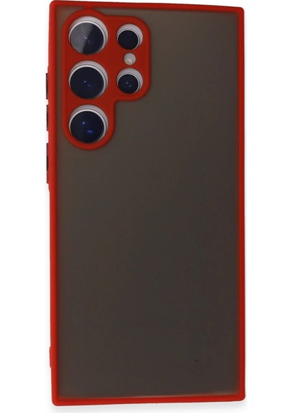 Samsung Galaxy S24 Ultra Kılıf Montreal Silikon Kapak - Kırmızı