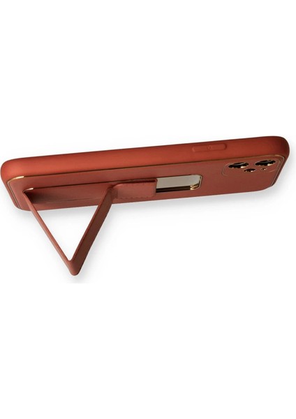 Iphone 12 Kılıf Coco Deri Standlı Kapak - Fuşya modelleri