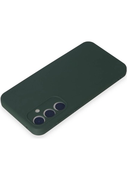 Samsung Galaxy A15 4g Kılıf First Silikon - Koyu Yeşil modelleri
