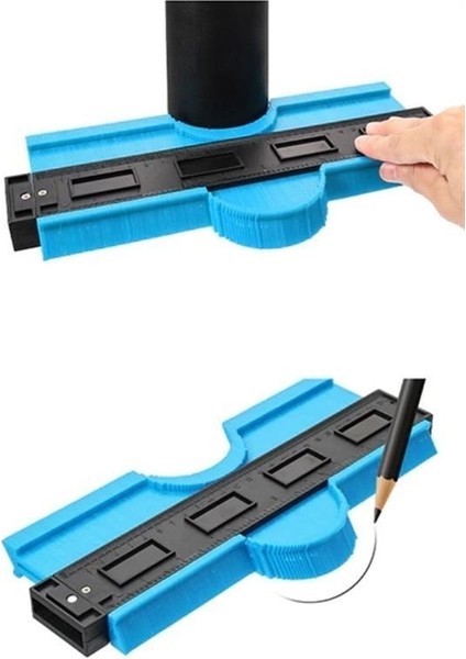 Buffer® Kontur Ölçüm Cihazı Ahşap Fayans Şekillendirme Kalıbı 24 cm