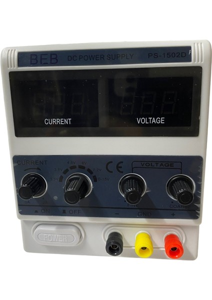 Beb PS-1502D Güç Kaynağı | 2A | Dc 0-15V Ayarlanabilir Psu fırsatları