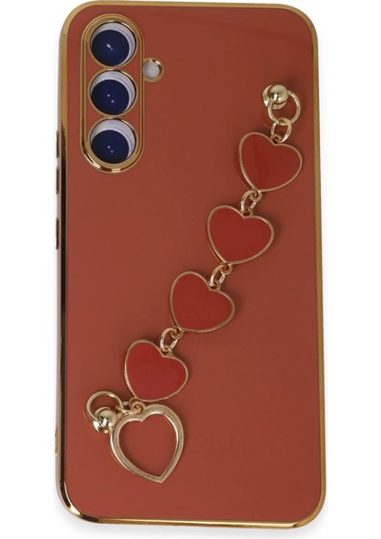 Samsung Galaxy A54 5g Kılıf Esila Silikon - Kırmızı