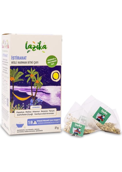 Hisli Harman Istirahat (18LI Piramit) | Pasiforalı Uyku Çayı