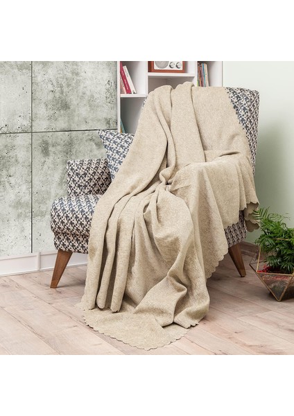 Concept - Koltuk Örtüsü Şönil Desen Kaymaz Çekyat Örtüsü ve Koltuk Şalı 175X215