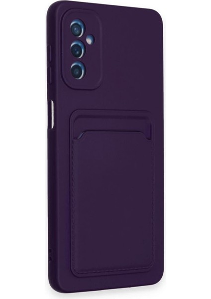 Samsung Galaxy A14 4g Kılıf Kelvin Kartvizitli Silikon - Derin Mor fiyatları