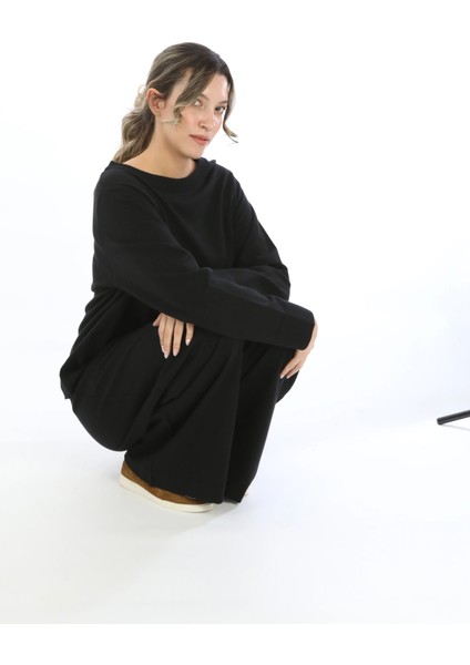 Eşarp Detaylı Triko Takım modelleri