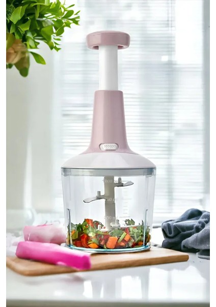 El Rondosu , Bas Kes Pratik El Robotu 2500ML Yeni Nesil Doğrayıcı, 5 Bıçaklı Manuel Doğrayıcı fiyatları