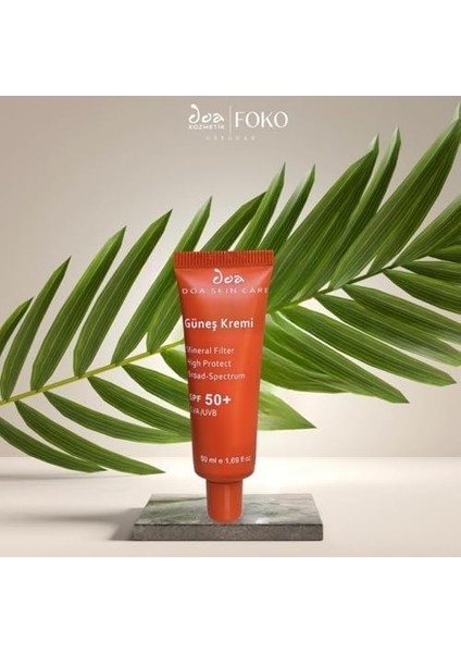 Doa Skin Care Mineral Filter Güneş Kremi SPF50+ (50ML) fiyatları